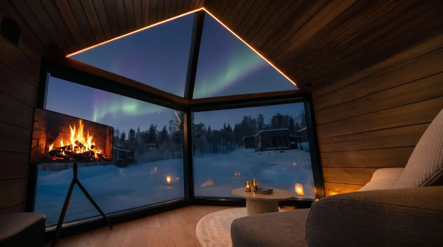 Aurora from your suite