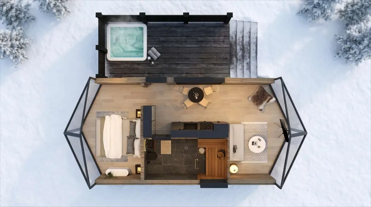 An igloo from a new perspective